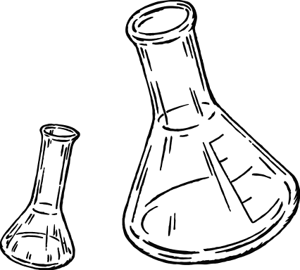 工場設立と椿油研究イメージイラスト