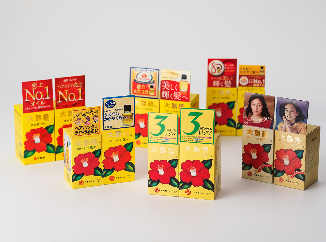 「大島椿」100万本商品への道イメージ