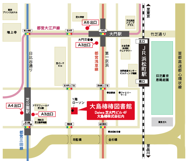 椿図書館地図